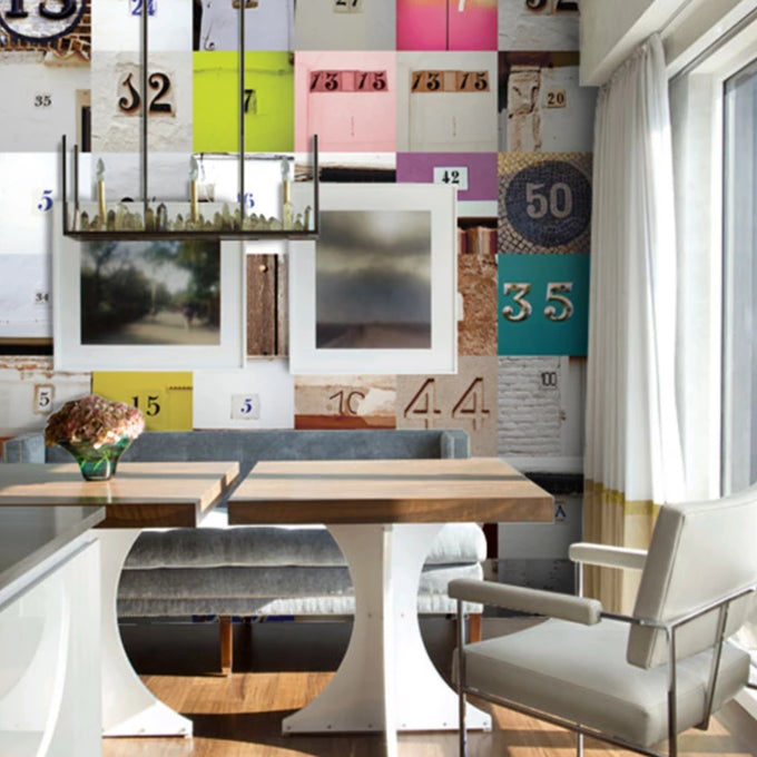 U2 Wallpaper - Door Numbers - 14 Sheets