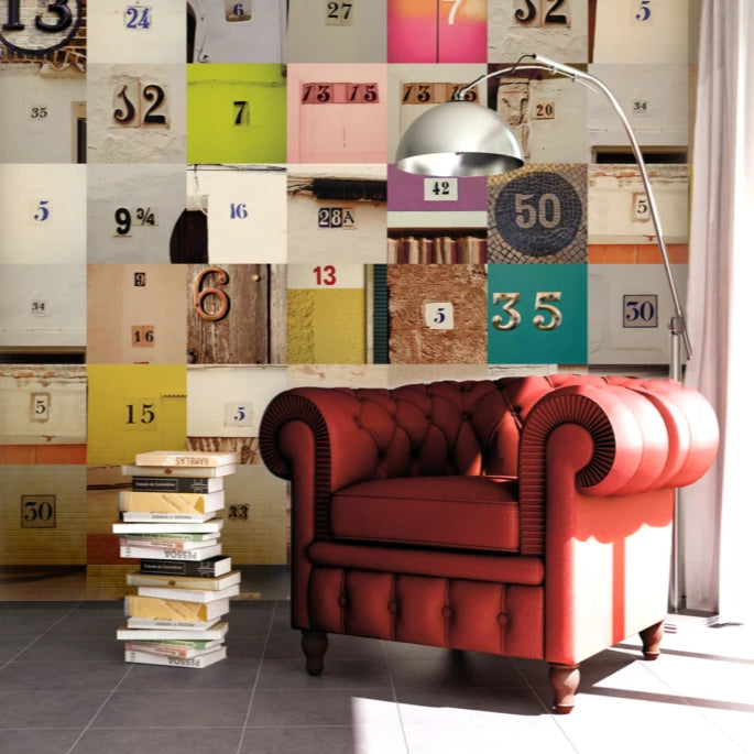 U2 Wallpaper - Door Numbers - 14 Sheets