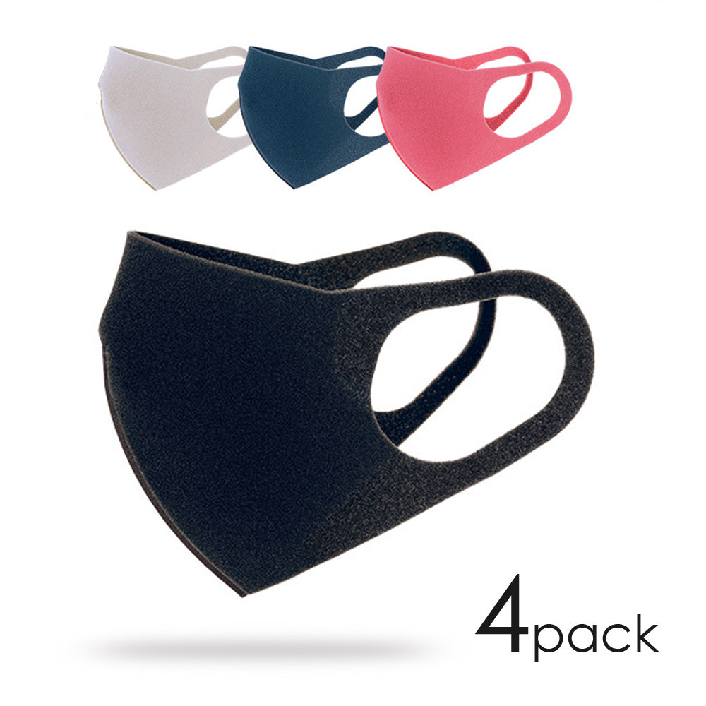 Breathable Fashion Mask - 4pack