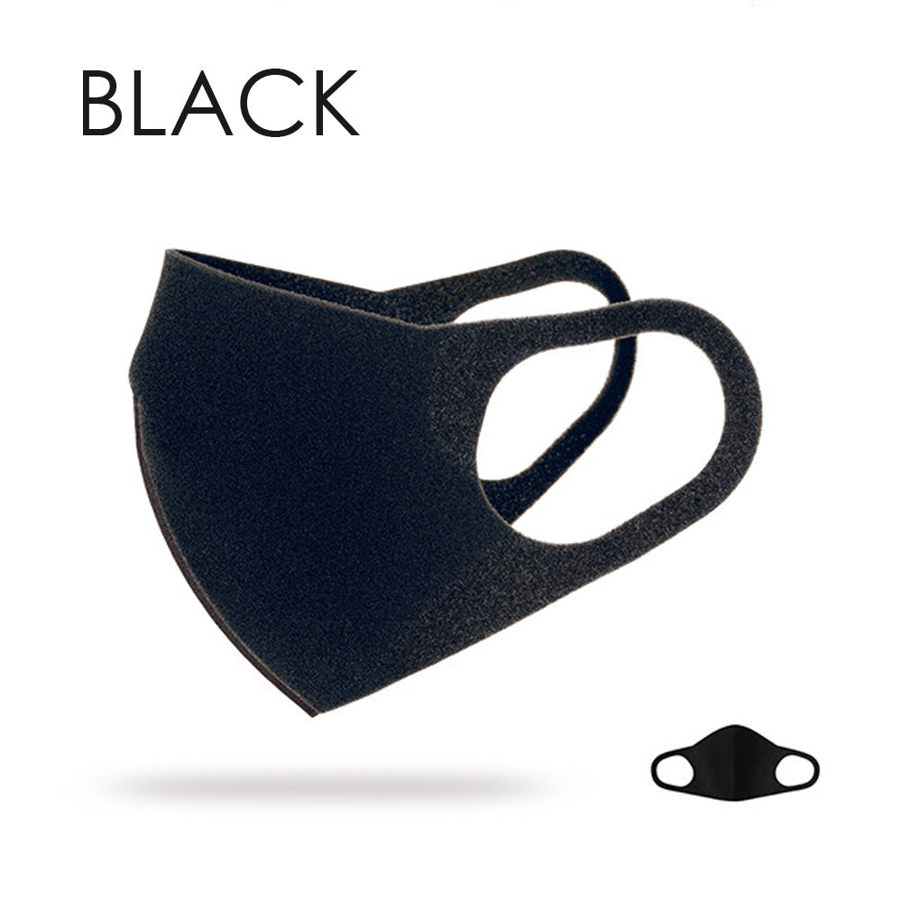 Breathable Fashion Mask - 1pc black