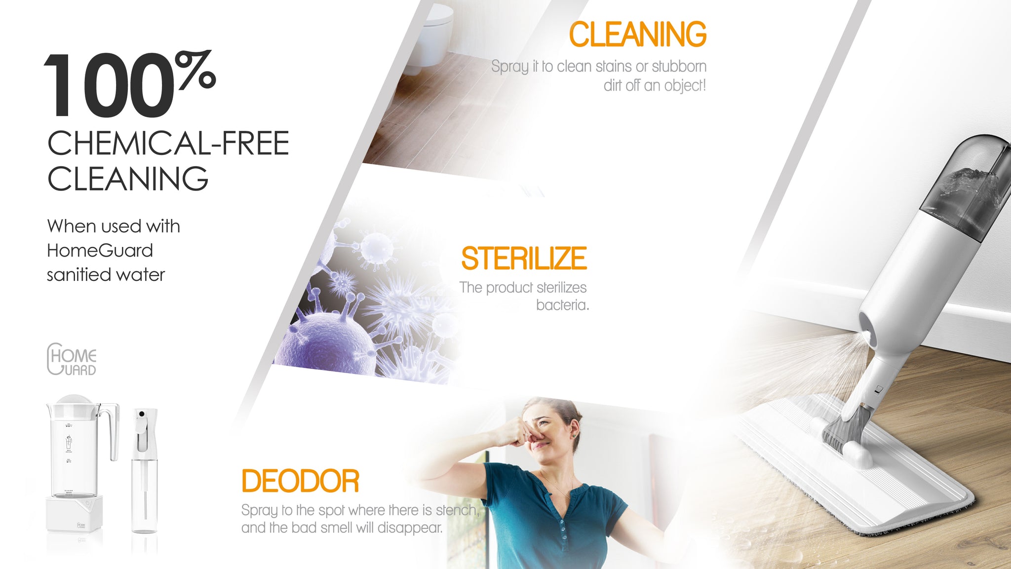 Pure living Superjet Spray Mop