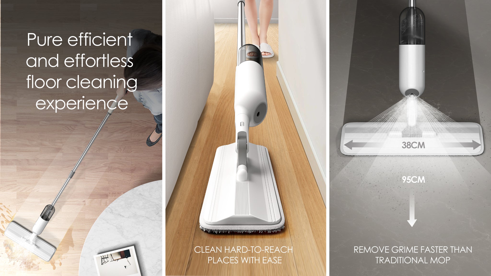 Pure living Superjet Spray Mop