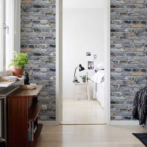 U2 Wallpaper - Blue Brick - 60 Sheets