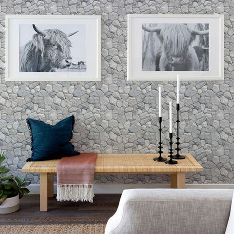 U2 Wallpaper - Crushed Stone- 60 Sheets