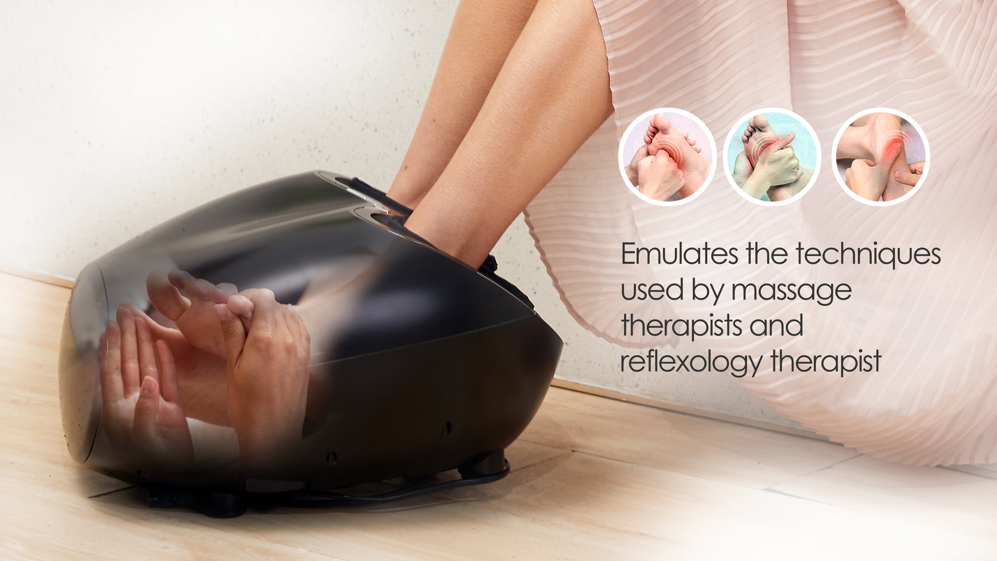 Puresync - Shiatsu Foot Massager - FREE GIFT INCLUDED