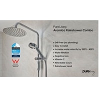 Pure Living Aromica Rain Shower Combo