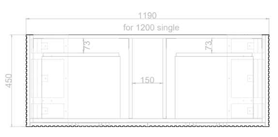 Pure Living Bali Freestanding Vanity with Carrara Top - American Oak