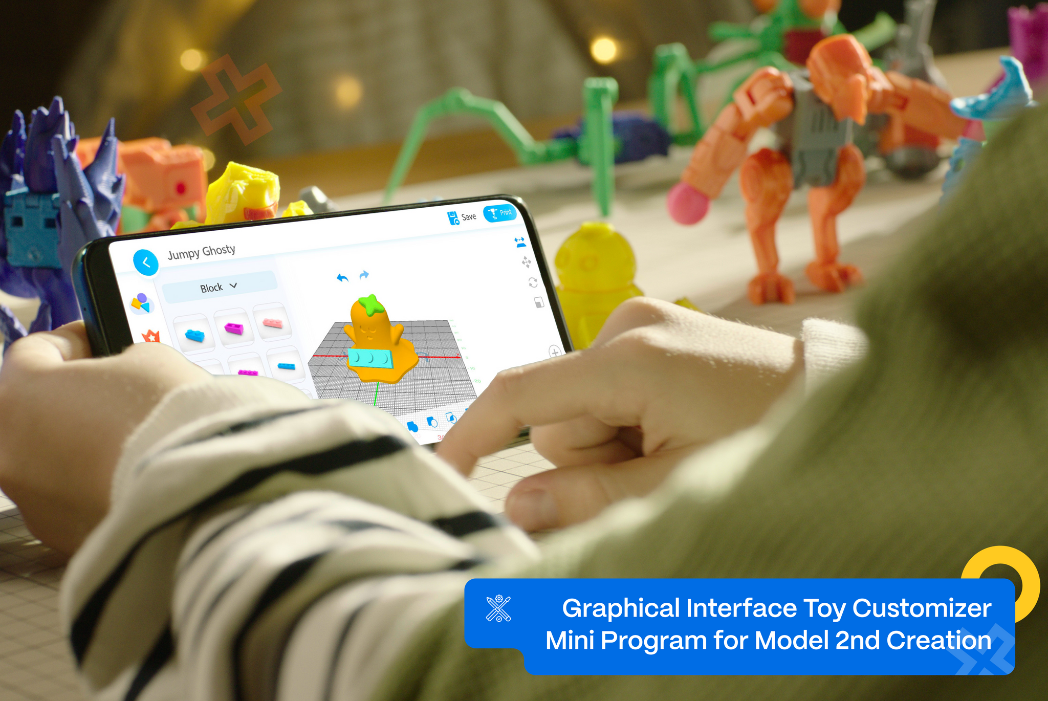 AOSEED X-MAKER JOY AI: A Smart 3D Printer for Kids Creating Endless Toys