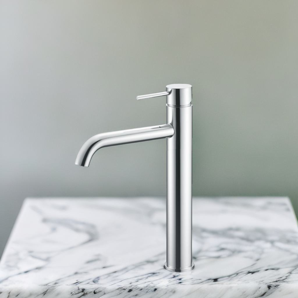 Pure Living Brass Classic Tall Basin Mixer