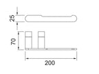 Pure Living 304 Stainless Steel Roll Holder