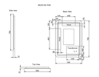 Pure Living Rectangle Frameless LED Mirror