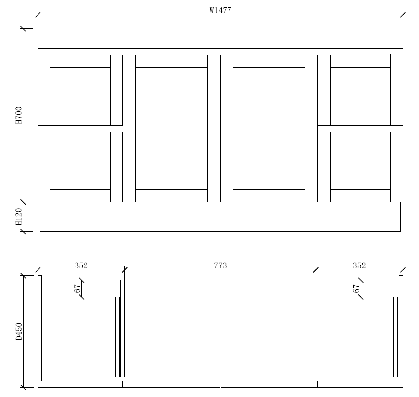 Pure Living Miami Freestanding Vanity with Ceramic Top