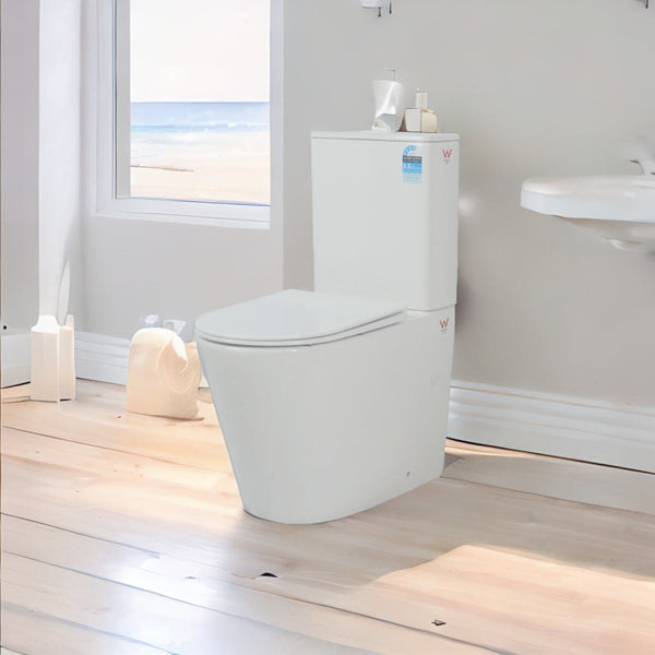 Pure Living Rimless Vortex Flush Toilet Suites