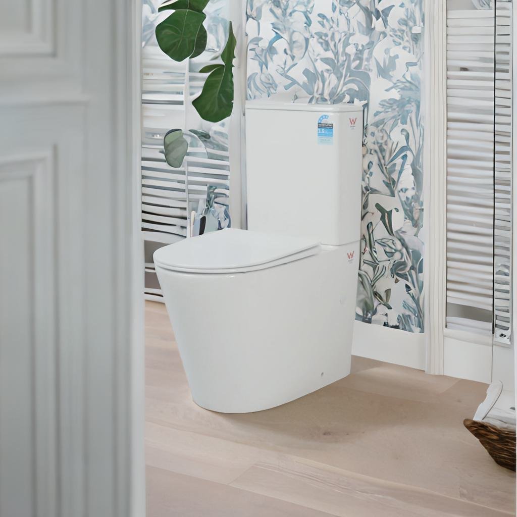 Pure Living Rimless Vortex Flush Toilet Suites