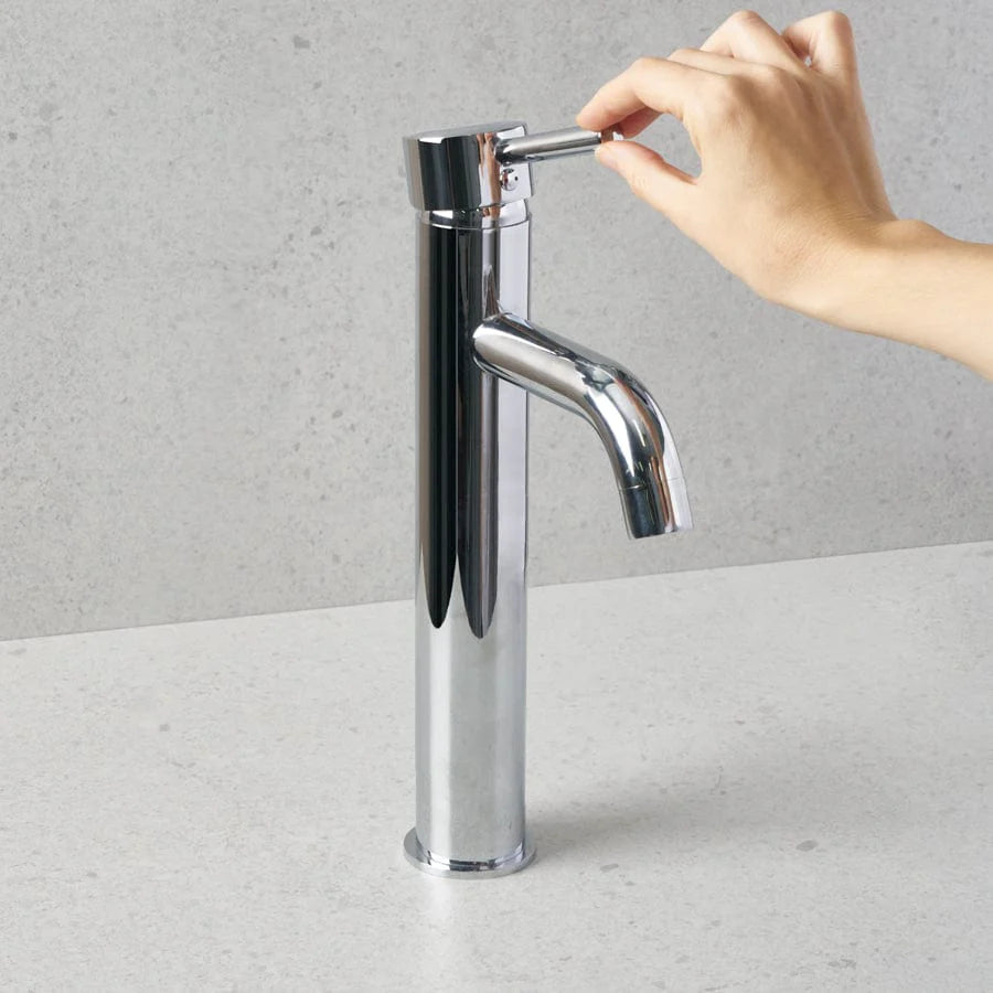 Pure Living Brass Classic Tall Basin Mixer