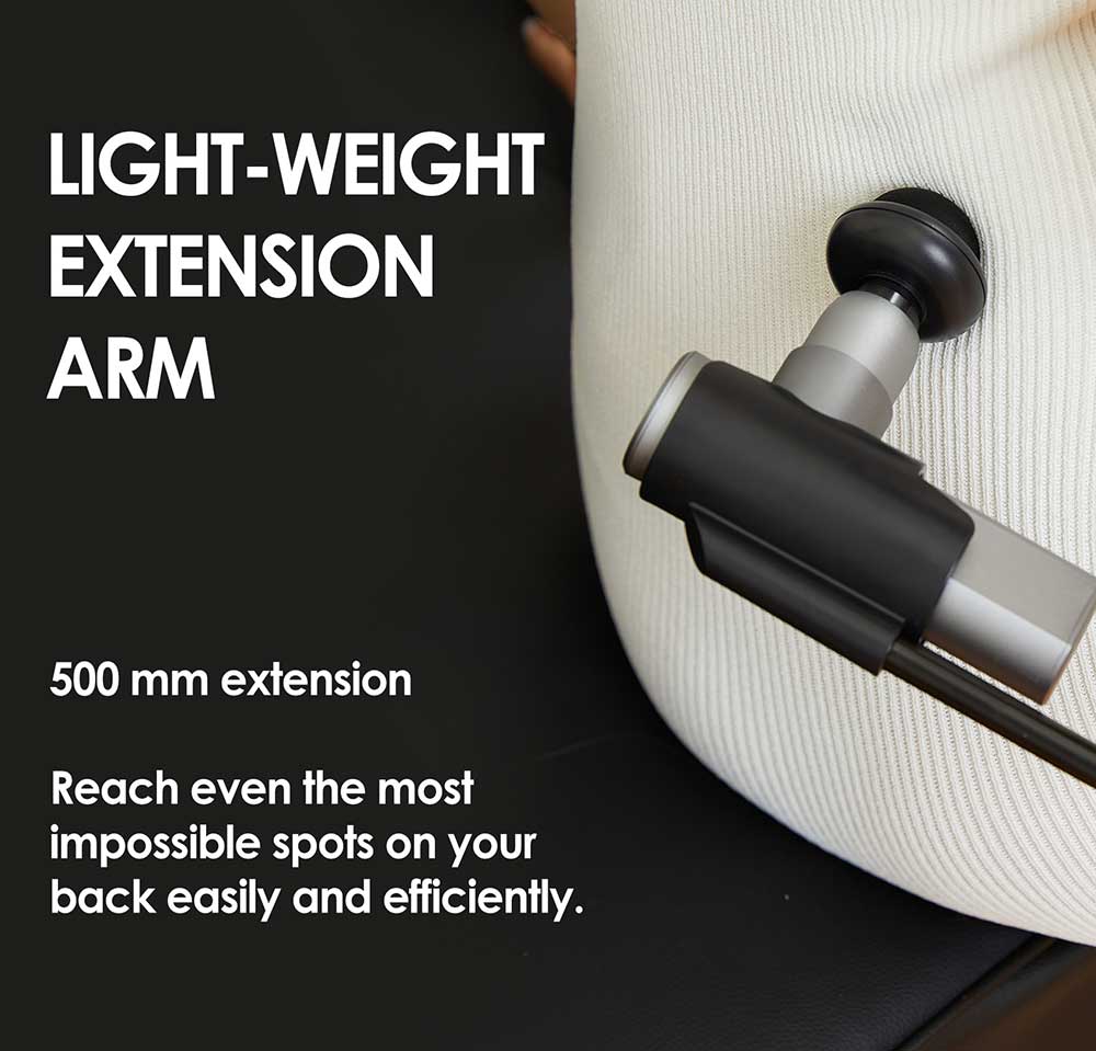 Puresync - iComfort Massage Gun + Extension Arm
