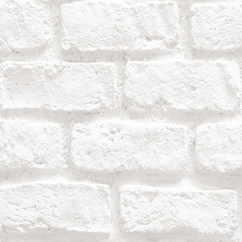 U2 Wallpaper - White Brick- 60 Sheets